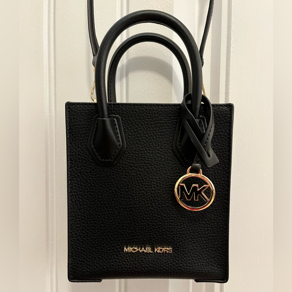 Michael Kors X Mercer Extra-Small Pebbled Leather Crossbody Bag - Picture 2 of 6